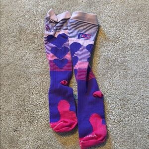 Heart Patterned Knee-High Socks